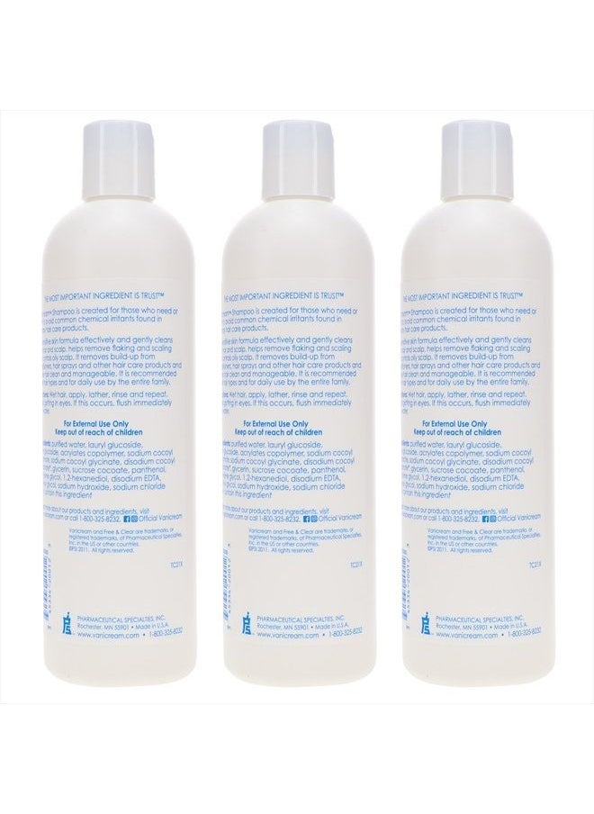 Vanicream Shampoo For Sensitive Skin 12 OZ (Pack of 3)  - Image 4