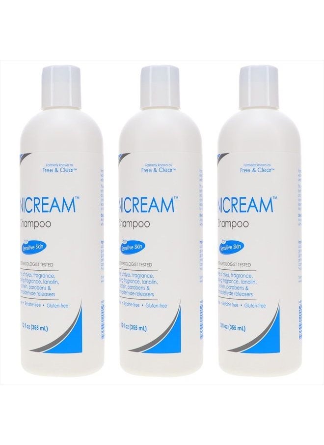 Vanicream Shampoo For Sensitive Skin 12 OZ (Pack of 3)  - Image 2