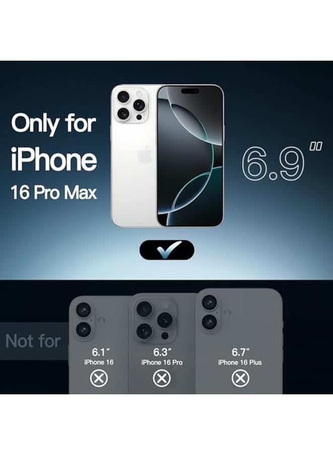 جي تيك جراب مغناطيسي لهاتف Iphone 16 Pro Max مقاس 6.9 بوصة متوافق مع Magsafe غطاء ممتص للصدمات للهاتف مضاد للخدش شفاف - Image 2