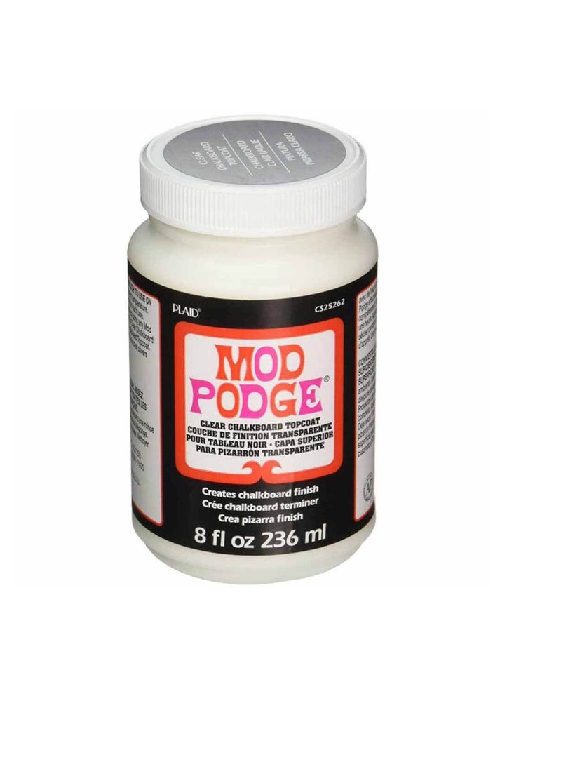 Mod Podge Mod Podge Clear Chalkboard Top Coat 8oz  - Image 1