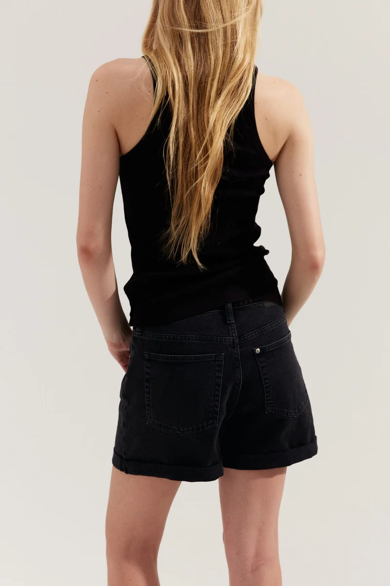 اتش اند ام Ultra High Denim shorts
