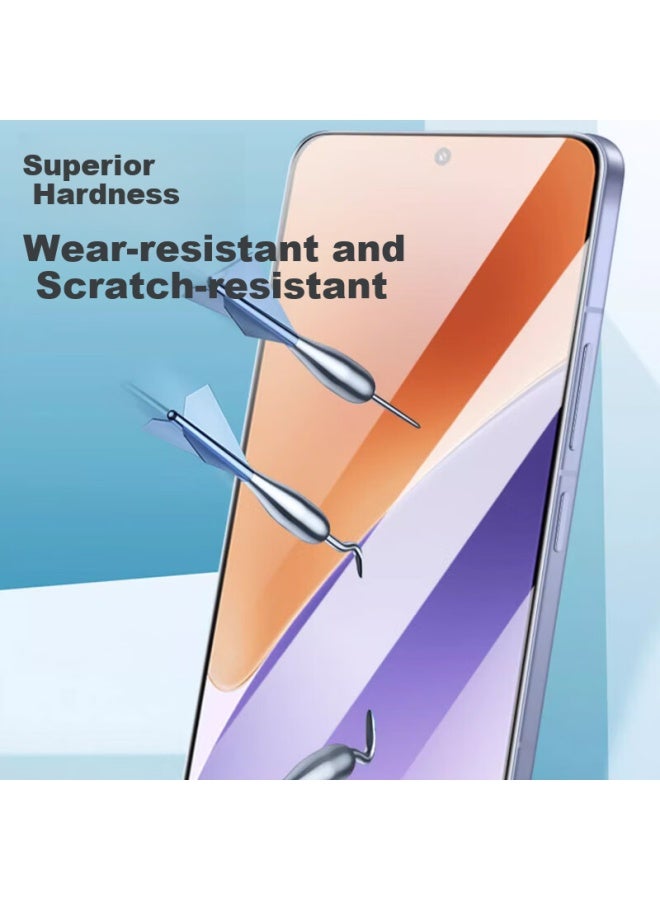 Maikuqi Tempered Glass Screen Protector For Xiaomi 15, No Black Border, Hd Anti-fingerprint Glass Film, 2-pack - Image 3