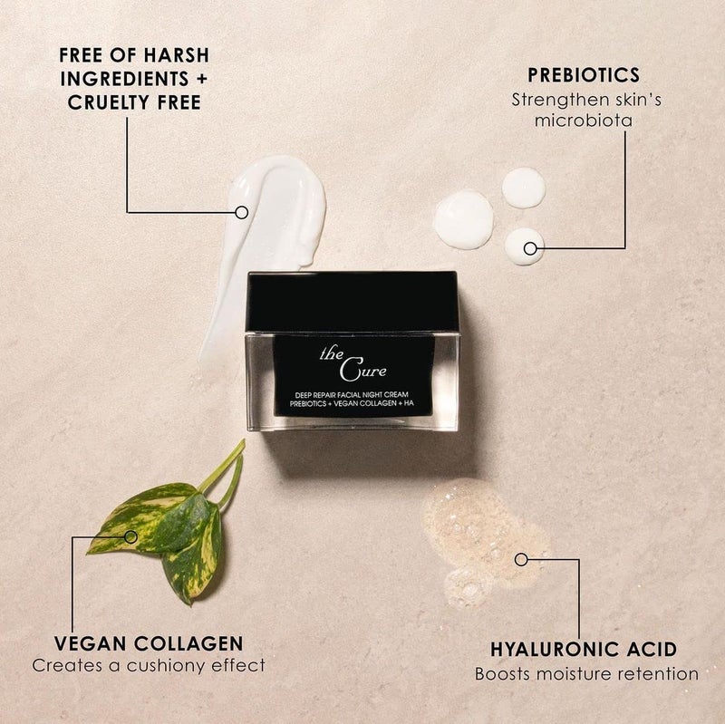 deborah lippmann ديبورا ليبمان كريم الليل العميق لإصلاح الوجه | لبشرة أكثر نعومة وامتلاء وترطيب | تركيبة نباتية | بدون اختبار على الحيوانات - Image 4