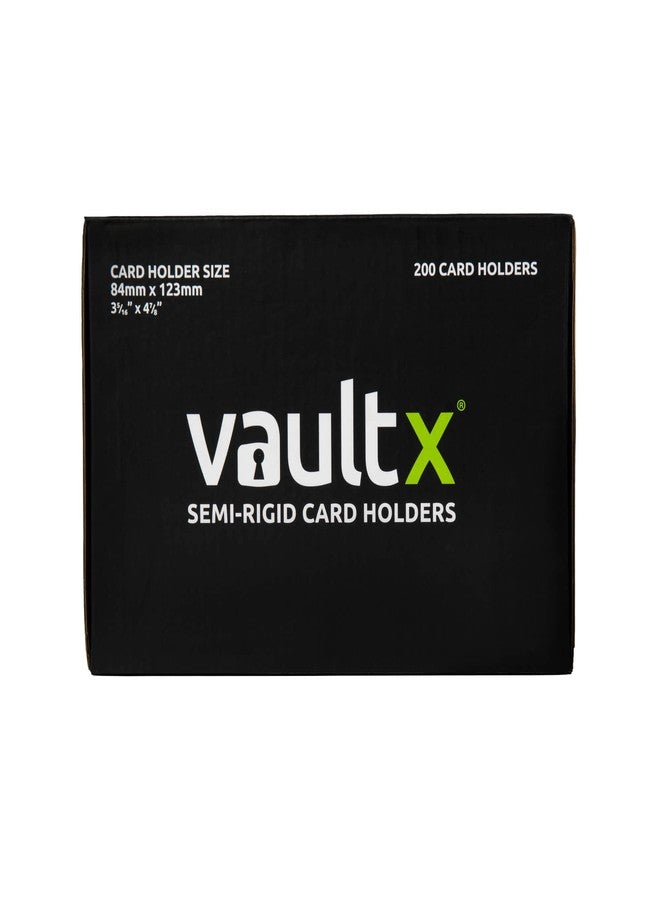 Vault X Semi Rigid Trading Card Holders, Rigid Sleeves for TCG and Sports Card Reviews, Card Sleeves (Pack of 200) - Image 3