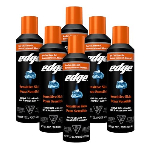 Edge Shaving Gel for Men Sensitive Skin with Aloe 6 Pack Shave Gel For Men That Moisturizes Protects and Soothes To Help Reduce Skin Irritation - Image 2