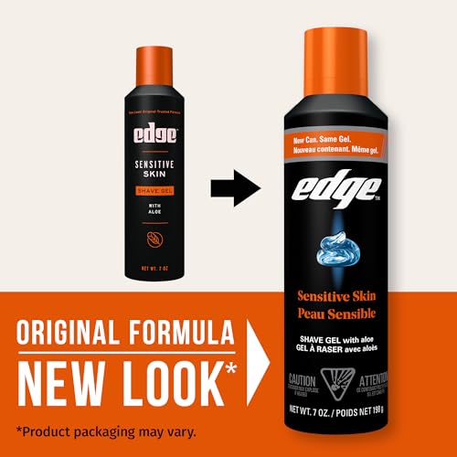 Edge Shaving Gel for Men Sensitive Skin with Aloe 6 Pack Shave Gel For Men That Moisturizes Protects and Soothes To Help Reduce Skin Irritation - Image 5