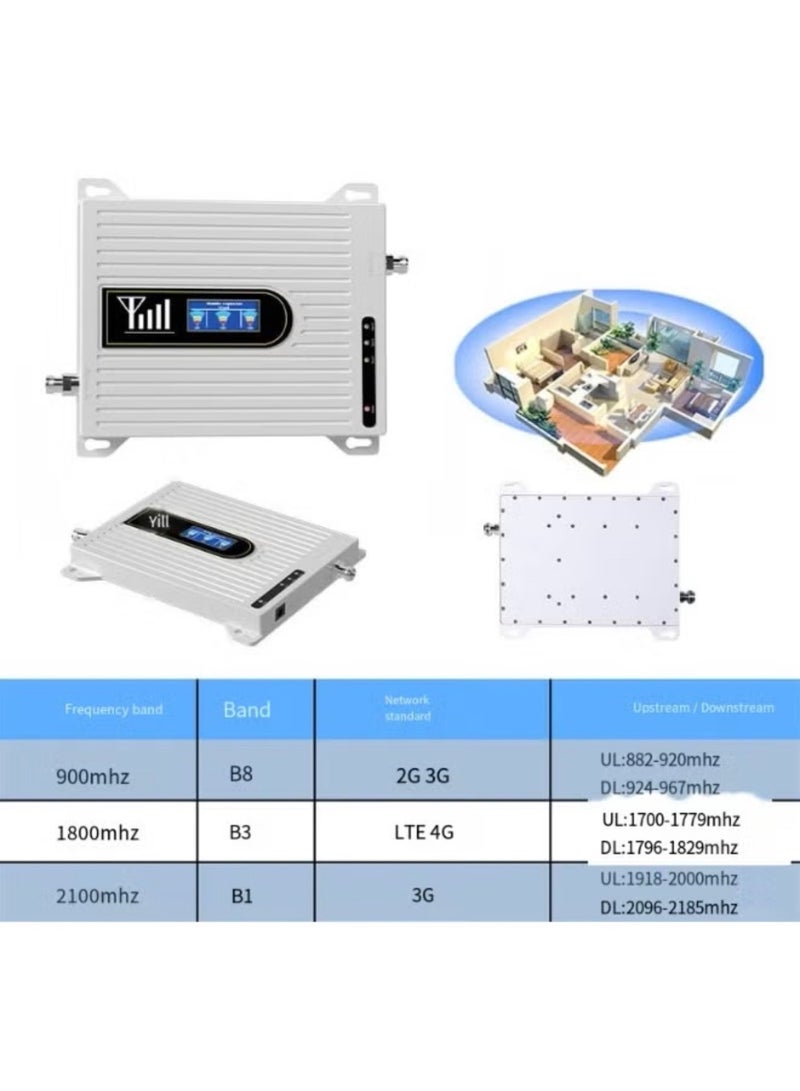 Call Mobile Phone Signal Amplifier Signal Enhancement Amplifier For Urban Mountainous Areas Mainframe + Accessories - Image 4