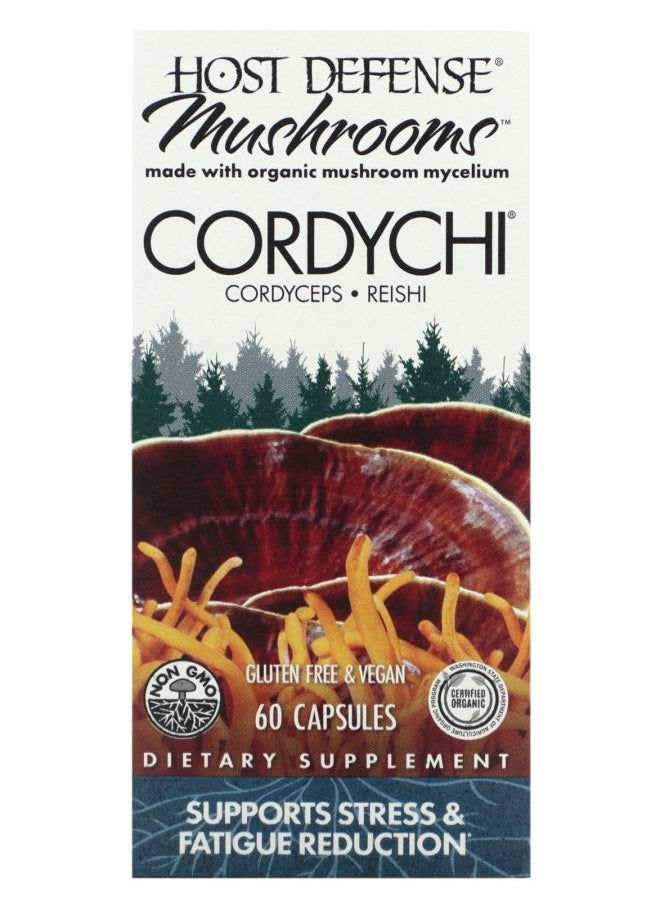 Host Defense Mushrooms Cordychi 60 Vegetarian Capsules 