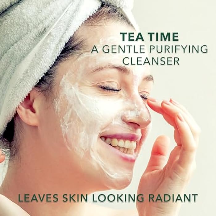 Earth To Skin Tea Time White Tea Face Cleanser – Antioxidant-Rich Daily Face Wash with Glycerin – 4.7 fl oz - Image 2