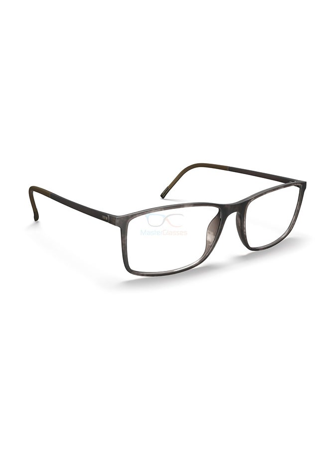 Silhouette Men's Rectangle Eyeglass Frame - SPX 2934 75 9110 54 - Lens Size: 54 Mm - Image 1