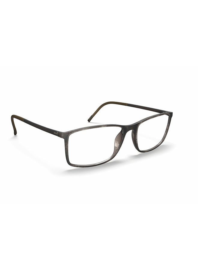 Silhouette Men's Rectangle Eyeglass Frame - SPX 2934 75 9110 54 - Lens Size: 54 Mm - Image 2