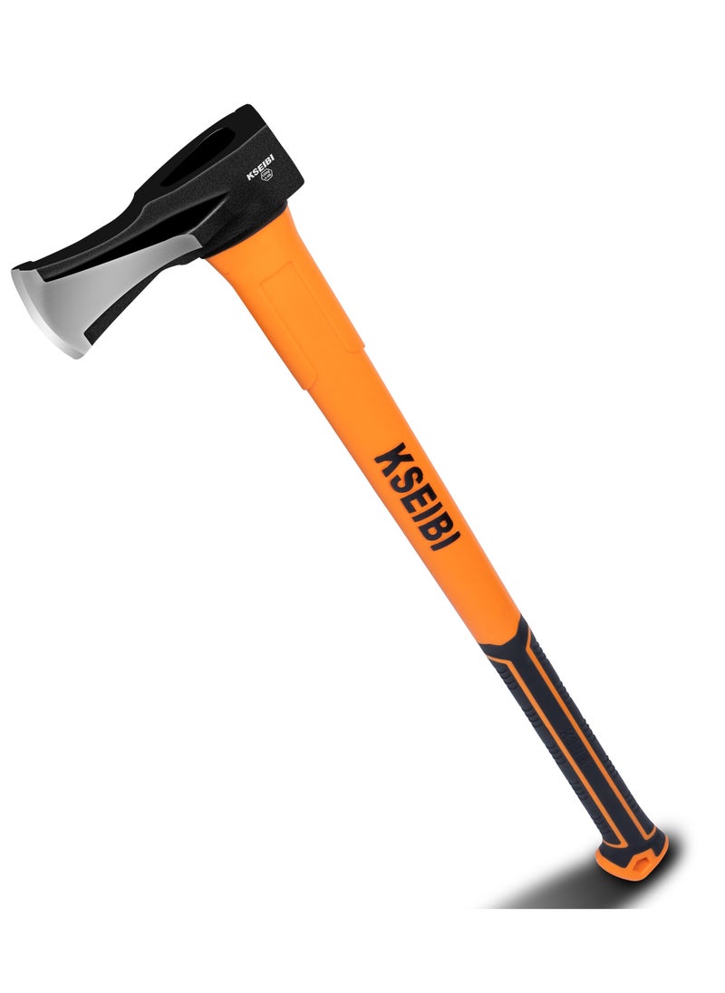 KSEIBI Splitting Axe with Fiberglass Handle – ProGrip 36" 2000g Heavy-Duty Wood Splitter  - Image 1