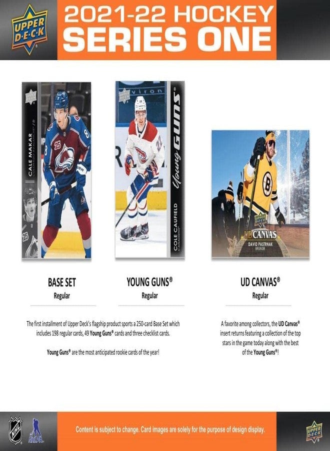 Upper Deck 2021/22 Upper Deck Series 1 NHL Hockey BLASTER box (6 pks/bx) - Image 4