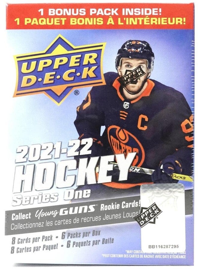 Upper Deck 2021/22 Upper Deck Series 1 NHL Hockey BLASTER box (6 pks/bx) - Image 1
