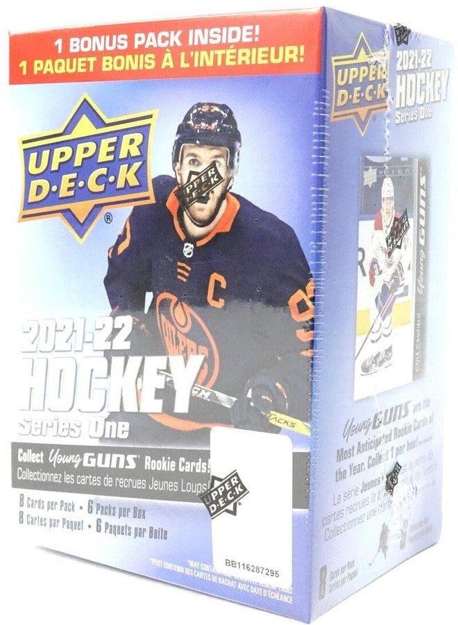Upper Deck 2021/22 Upper Deck Series 1 NHL Hockey BLASTER box (6 pks/bx) - Image 2