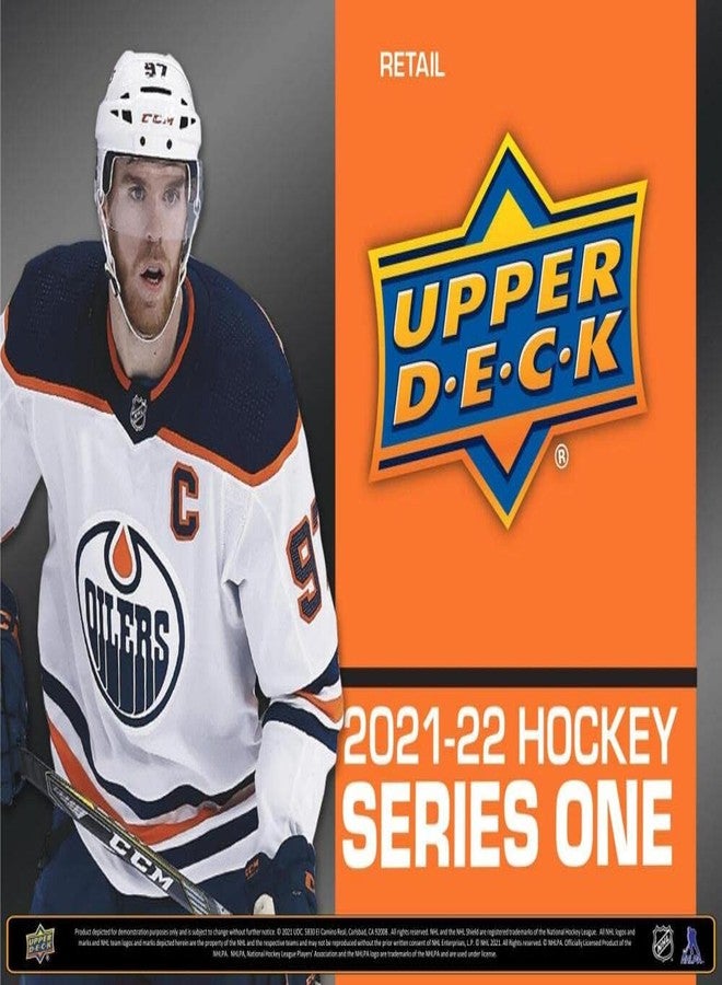 Upper Deck 2021/22 Upper Deck Series 1 NHL Hockey BLASTER box (6 pks/bx) - Image 3