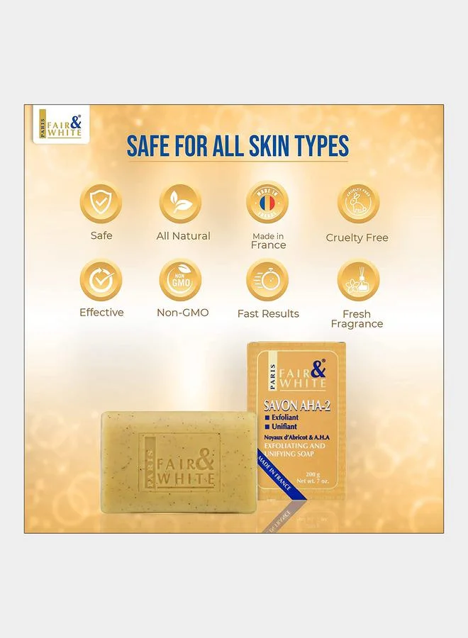 F&W Savon AHA-2 Exfoliating and Unifying Soap, 200g