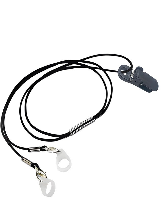 RupeeRise Hearing Aid Lanyard with Secure Clip, Anti-Loss Cord for Hearing Devices, Suitable for Adults - Image 1