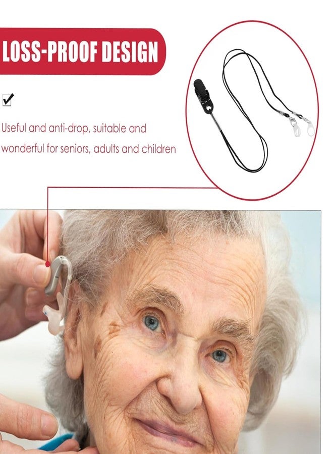 RupeeRise Hearing Aid Lanyard with Secure Clip, Anti-Loss Cord for Hearing Devices, Suitable for Adults - Image 4