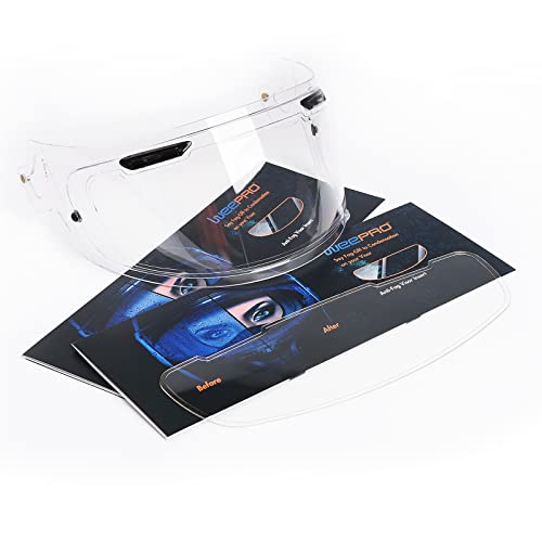 WeePro Helmet Face Shield Visor Film Anti-Fog Compatible with ARAI Helmet Visor Clear Anti-fog Protective Film Fog Free Helmet Shield for Cold and Rainy Days 3.7" x 11.5" - Image 4