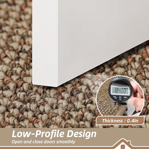 BEQHAUSE Dirt Trapper Door Mat 24" x 60", Non-Slip Washable Doormats Entrance Mat, Dirt Resistant and Absorbent Welcome Mat, Low Profile Floor Mats for Front Back Door and Entryway, Beige - Image 4