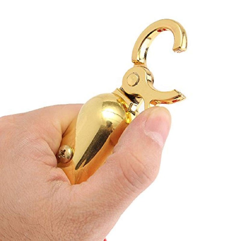 DOLPHY حبل دلفي المخملي لإدارة الطوابير باللون الذهبي - Image 4