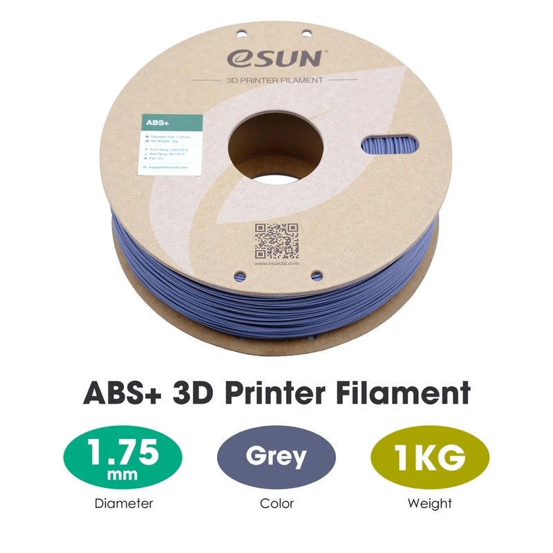 إي صن طابعة ثلاثية الأبعاد eSUN Abs+ 3D Printer Filament 1.75mm 1kg Spool, Natural - Image 4