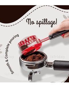 KASTWAVE Coffee Measuring Scoop, Adjustable Volume Tablespoon Measure Spoon with Long Handles for Easy Access to Coffee Protein Powder Tea Sugar and Milk,Suitable for Cafe Shop Home Kitchen Office (Black)  - Image 3