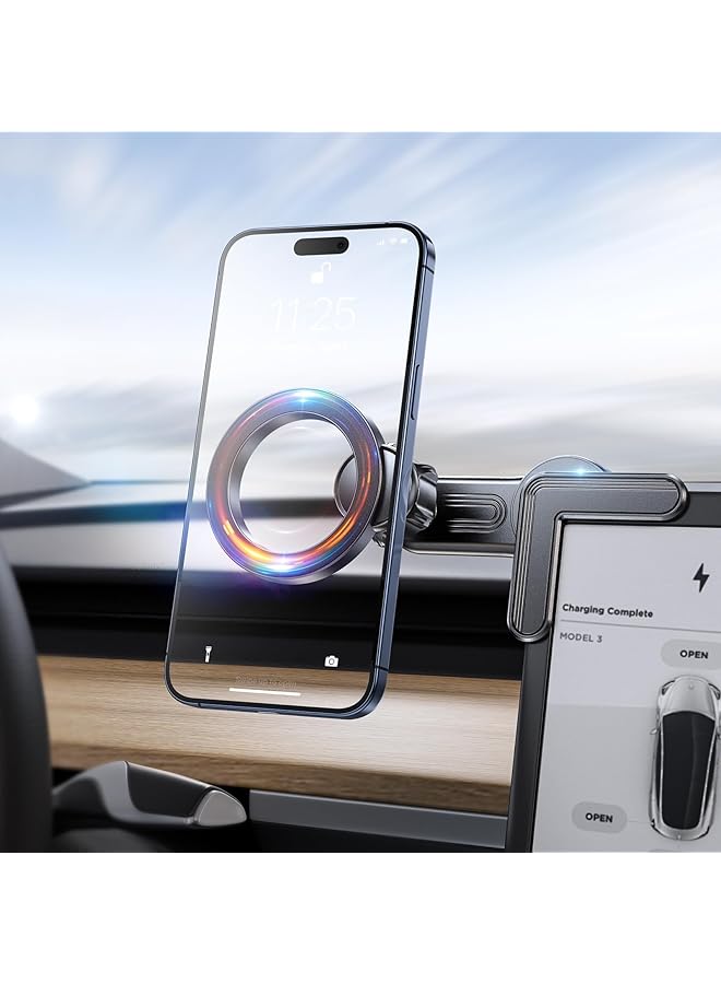KASTWAVE Tesla Phone Mount For Model 3/Y – Strong Magnetic Magsafe Car Holder, 360° Adjustable, Super Stable Mount For Iphone 15/14/13/12 Pro Max, Teslamount 2 - Image 1