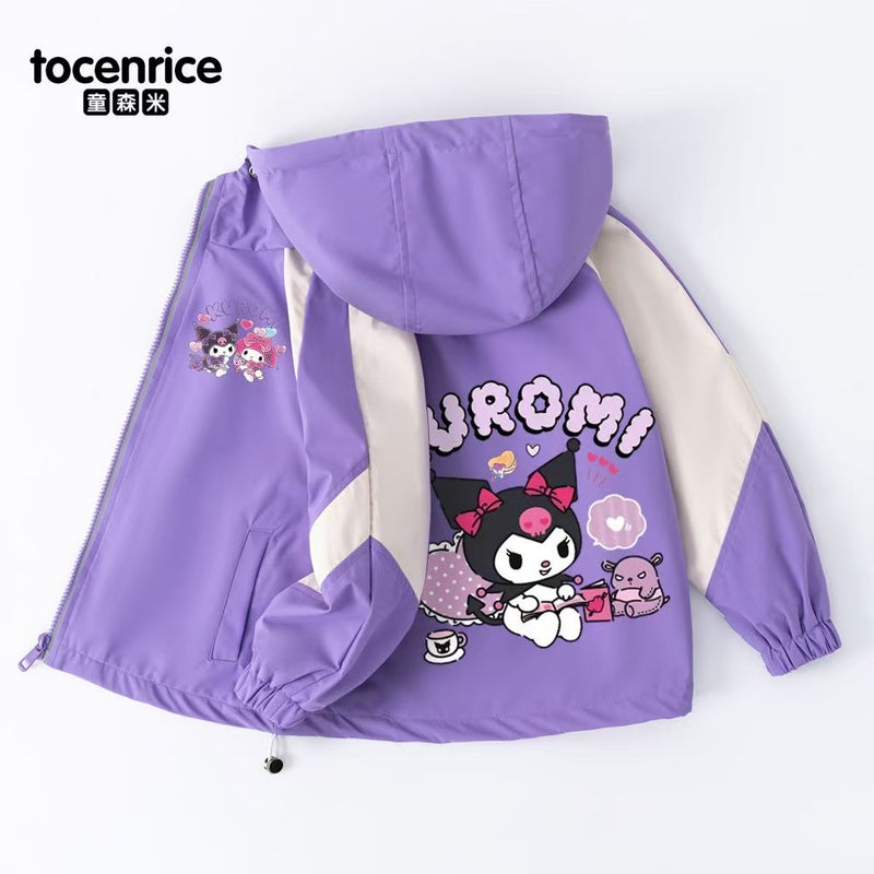 Kulomi Coat Girl'S Charge Clothes Autumn Coat Girl'S Mid-Big Boy'S Windproof Autumn Clothes - Image 3