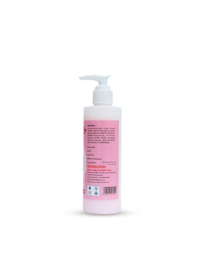 Primus Mix Fruit Cleansing Milk Enriched With Vitamin C & Lemon Extracts | Ultra Clean & Refreshing | Cleansing Milk For Face Makeup Remover | 250 ml - Image 4