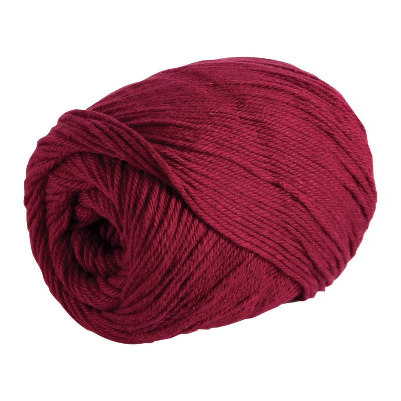 Knit Picks Dishie Worsted Weight 100 Cotton Yarn Red  100 g Pomegranate
