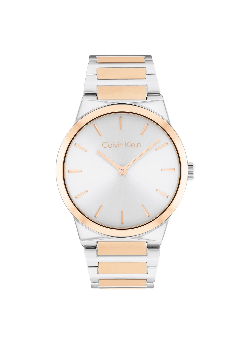 CALVIN KLEIN Linear Elegance Steel Strap Analog Watch