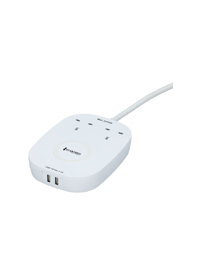 StarTech 2-Way 2 USB Extension Cord White 22.8 x 6.6 x 31 cm TH-UKQI2U - Image 3