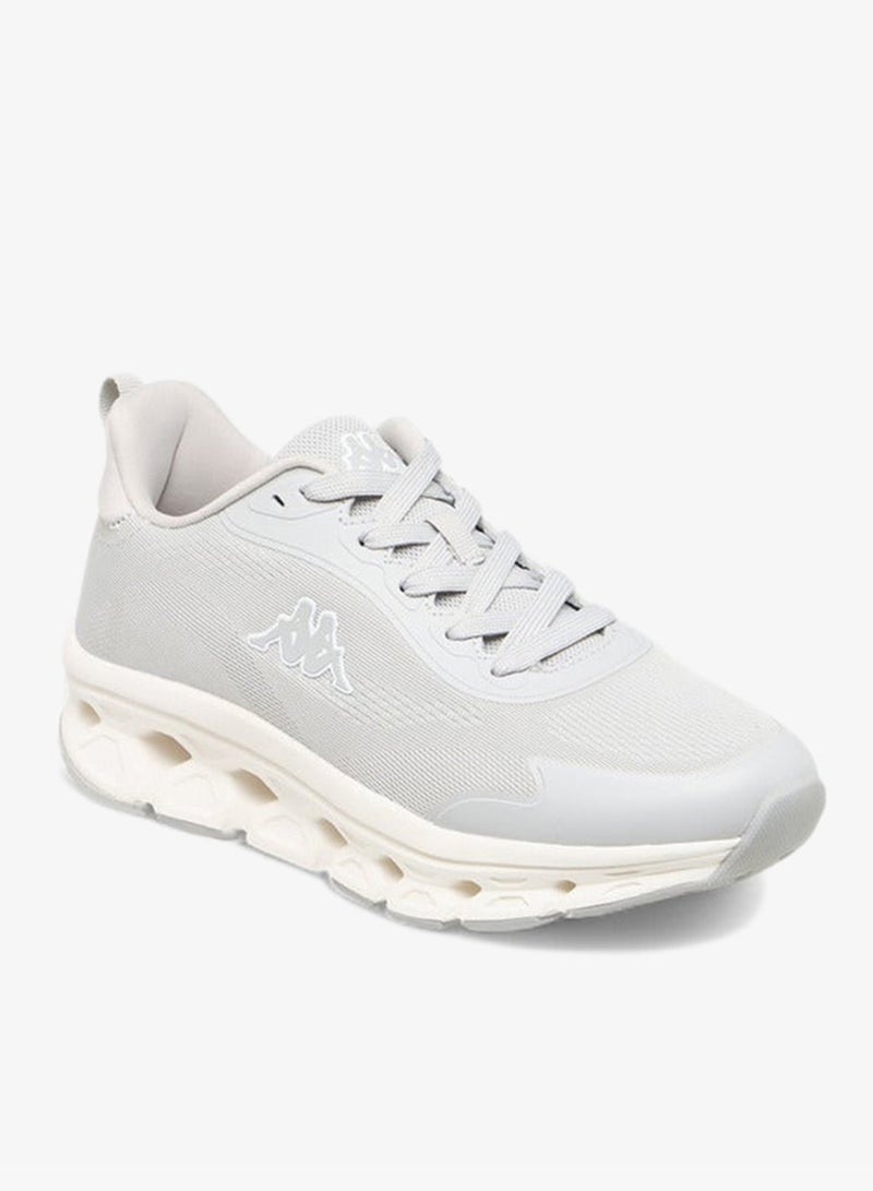 Kappa Women's Logo Print Sports Shoes with Lace-Up Closure - Image 2
