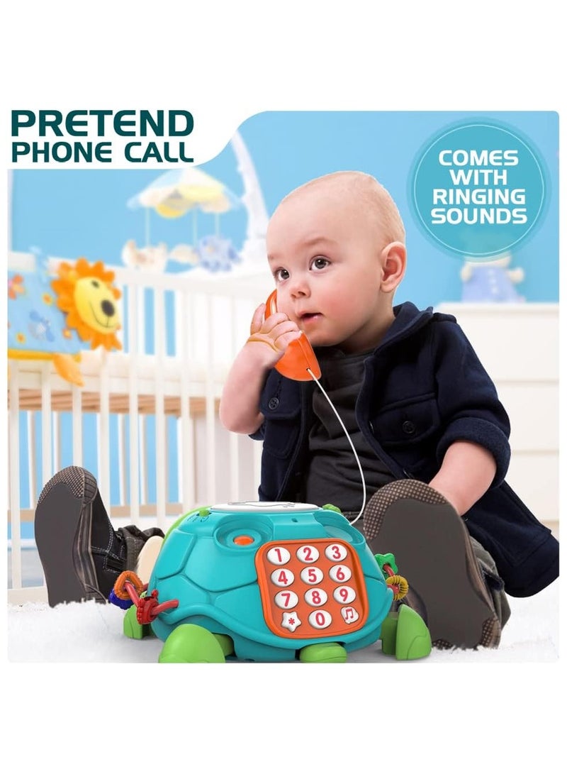 Baby Toys 6 to 12 Months, Musical Turtle Crawling Baby Toys for 12-18 Months, Early Learning Educational Toy with Light  Sound, Birthday Toy for Infant Toddler Boy Girl 7 8 9 10 11 month 1-2 Year Old - Image 5