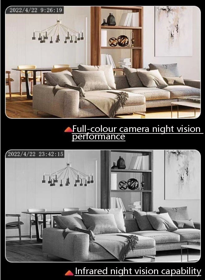 Neutral Full HD Smart Security Camera (64GB Memory Card) Wireless Wi-Fi Pan-Tilt Zoom Colour Night Vision Two-Way Audio Motion Detection Suitable for Indoor/Outdoor Use (White) - Image 3