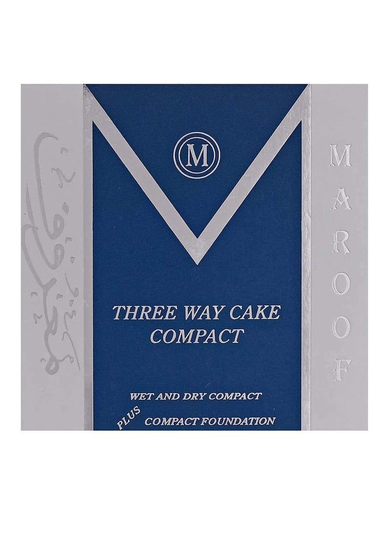 MAROOF Three Way Cake Wet and Dry Compact Foundation - Image 3