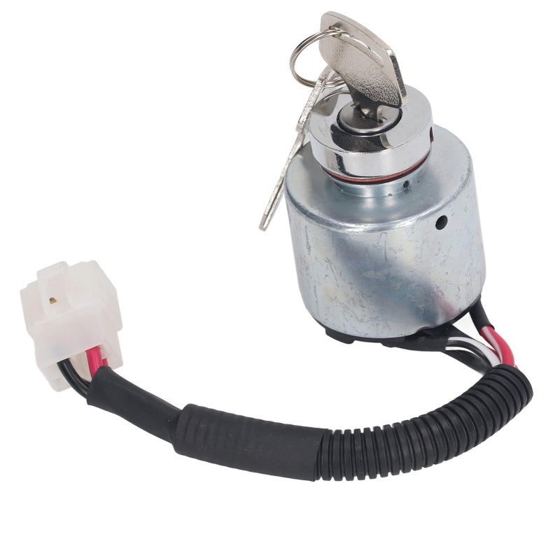6 TERMINAL 2 POSITION IGNITION START SWITCH FOR KUBOTA B1550D B1750D B1750E B2150D TRACTOR WITH BRASS TERMINAL ZINC ALLOY BODY REPLACEMENT - Image 4