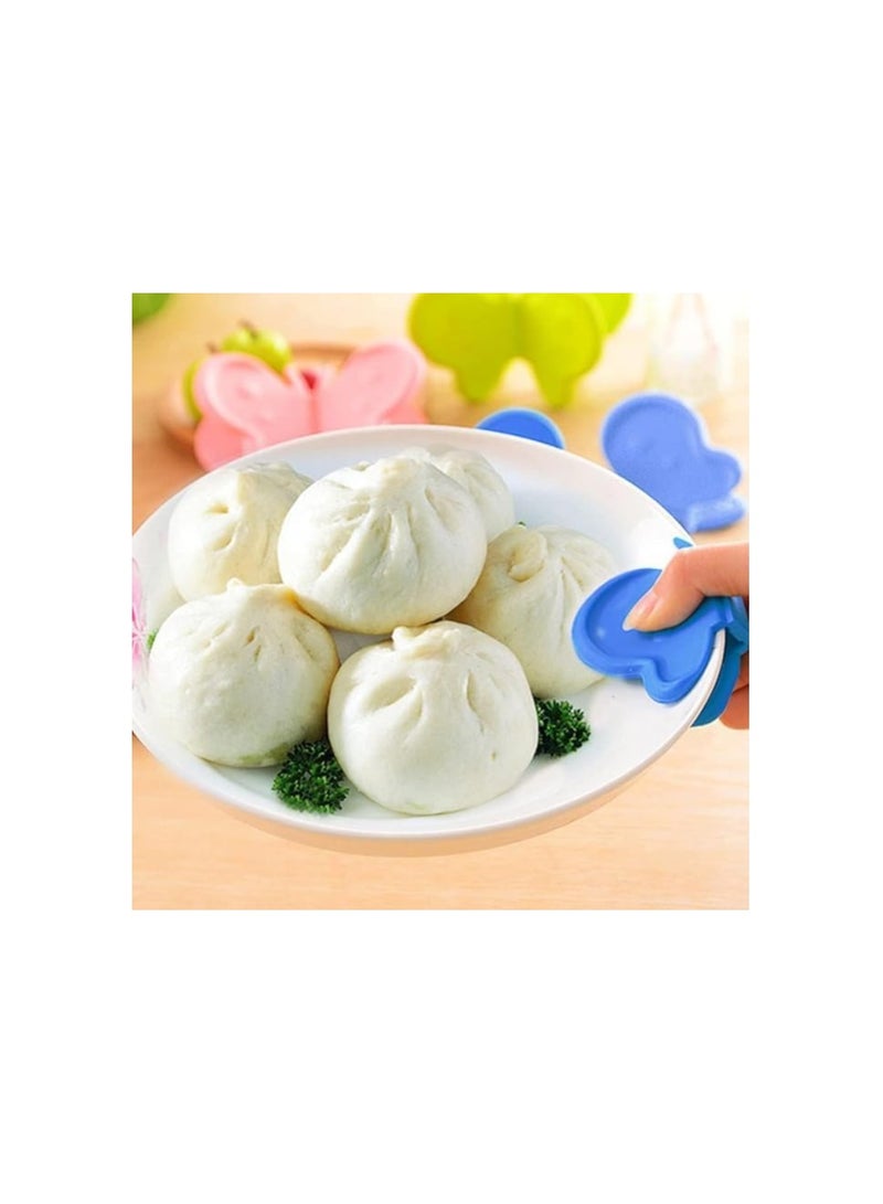 Butterfly Shape Magnetic Silicone Gloves Set Heat Resistant Pot Holder Pan Holder Utensil Handle for Oven Kitchen Home Tools Camping Decor - Image 3