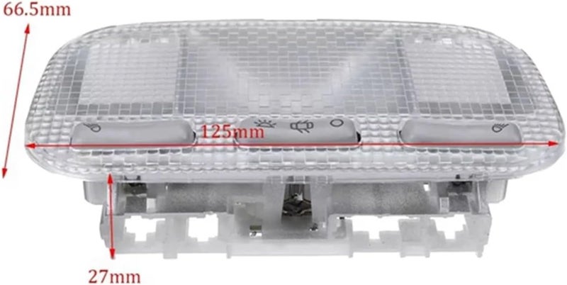 DEMULAX Car Front Reading Light Dome Lamp - Image 2