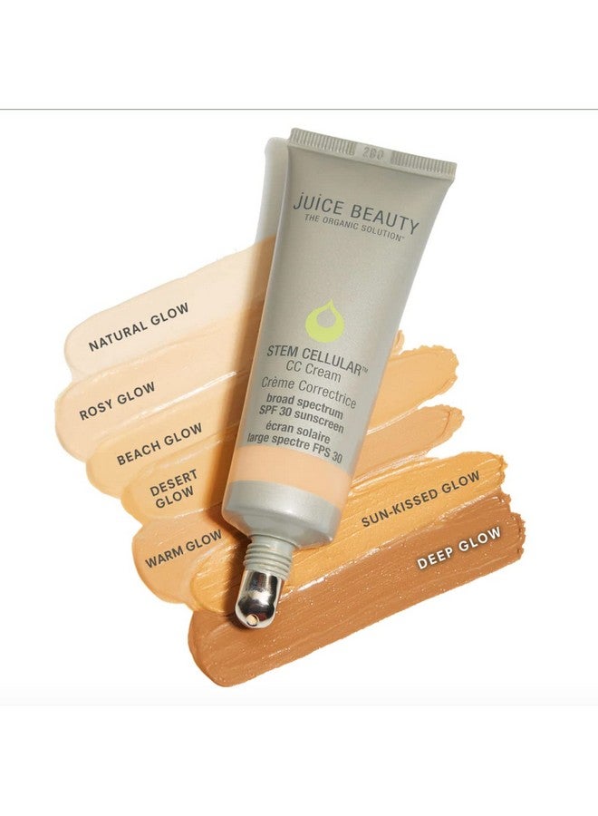 Juice Beauty STEM CELLULAR CC Cream with SPF 30 -Warm Glow | Natural-Looking Coverage, Sun Protection, Age-Defying, Skin-Perfecting Formula with Zinc SPF 30 Sunscreen-1.7 fl oz - Image 5