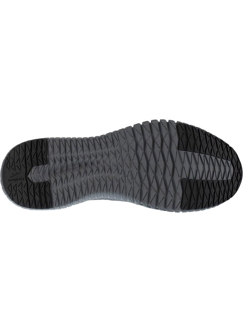 Reebok Work حذاء سلامة للرجال بمقدمة مركبة خفيف الوزن وجيد التهوية أسود ورمادي RB4064 - Image 2