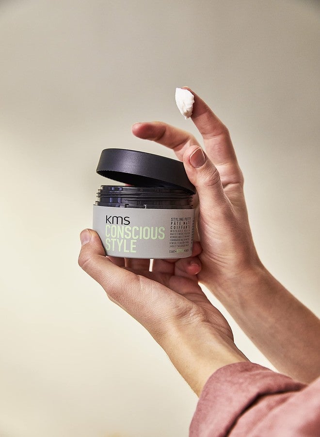 كي أم أس معجون تصفيف الشعر KMS CONSCIOUSSTYLE ذو الملمس غير اللامع 75 مل، 2.5 أونصة سائلة. - Image 2