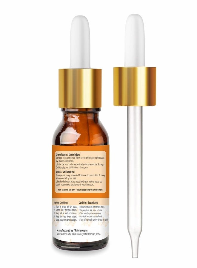 Crysalis Borage (Borago Officinalis) Oil|100% Pure & Natural Undiluted Essential Oil Organic Standard For Skin, Hair Care| Restores Shine In Dull Hair, Fights Dry Skin Conditions 30ml - Image 2