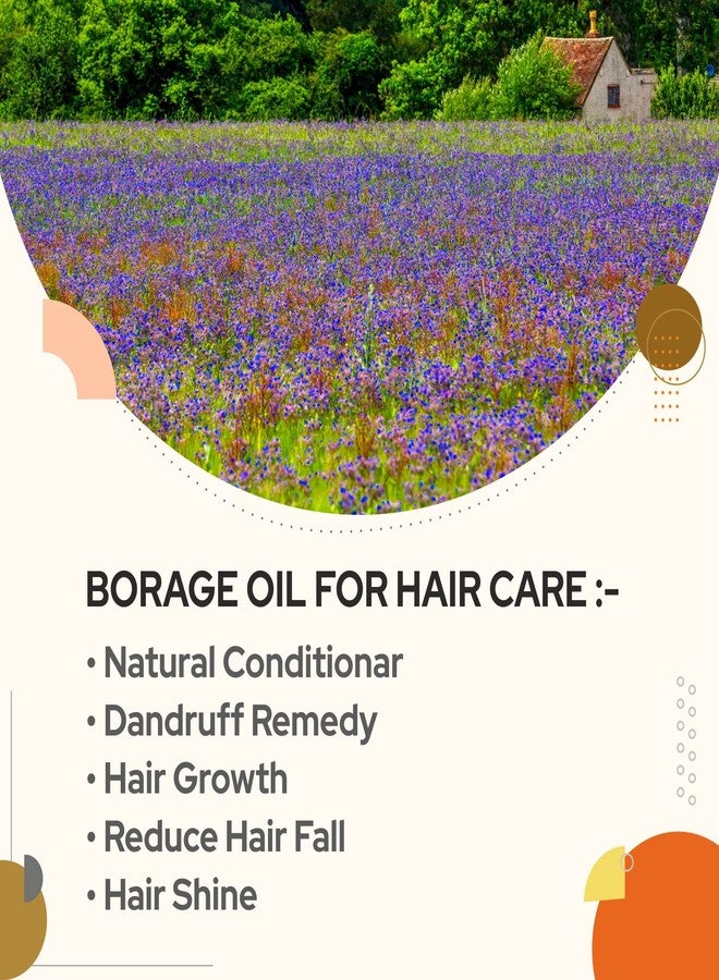 Crysalis Borage (Borago Officinalis) Oil|100% Pure & Natural Undiluted Essential Oil Organic Standard For Skin, Hair Care| Restores Shine In Dull Hair, Fights Dry Skin Conditions 30ml - Image 5