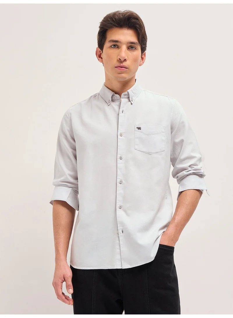 THE BEAR HOUSE  Men’s Long Sleeve Shirt – Classic, Comfortable and Stylish Essential for Work, Travel or Casual Outings for Men | Best Price UAE