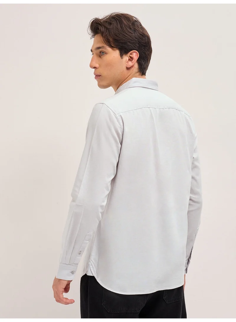 THE BEAR HOUSE  Men’s Long Sleeve Shirt – Classic, Comfortable and Stylish Essential for Work, Travel or Casual Outings for Men | Best Price UAE