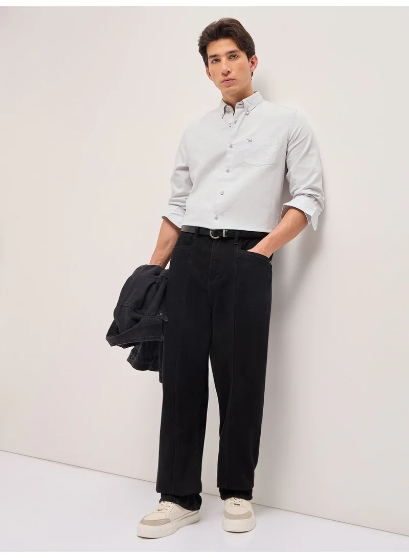 THE BEAR HOUSE  Men’s Long Sleeve Shirt – Classic, Comfortable and Stylish Essential for Work, Travel or Casual Outings for Men | Best Price UAE