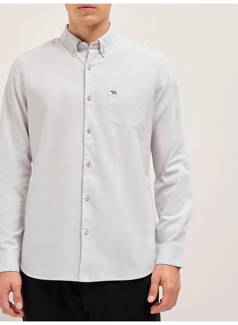 THE BEAR HOUSE  Men’s Long Sleeve Shirt – Classic, Comfortable and Stylish Essential for Work, Travel or Casual Outings for Men | Best Price UAE